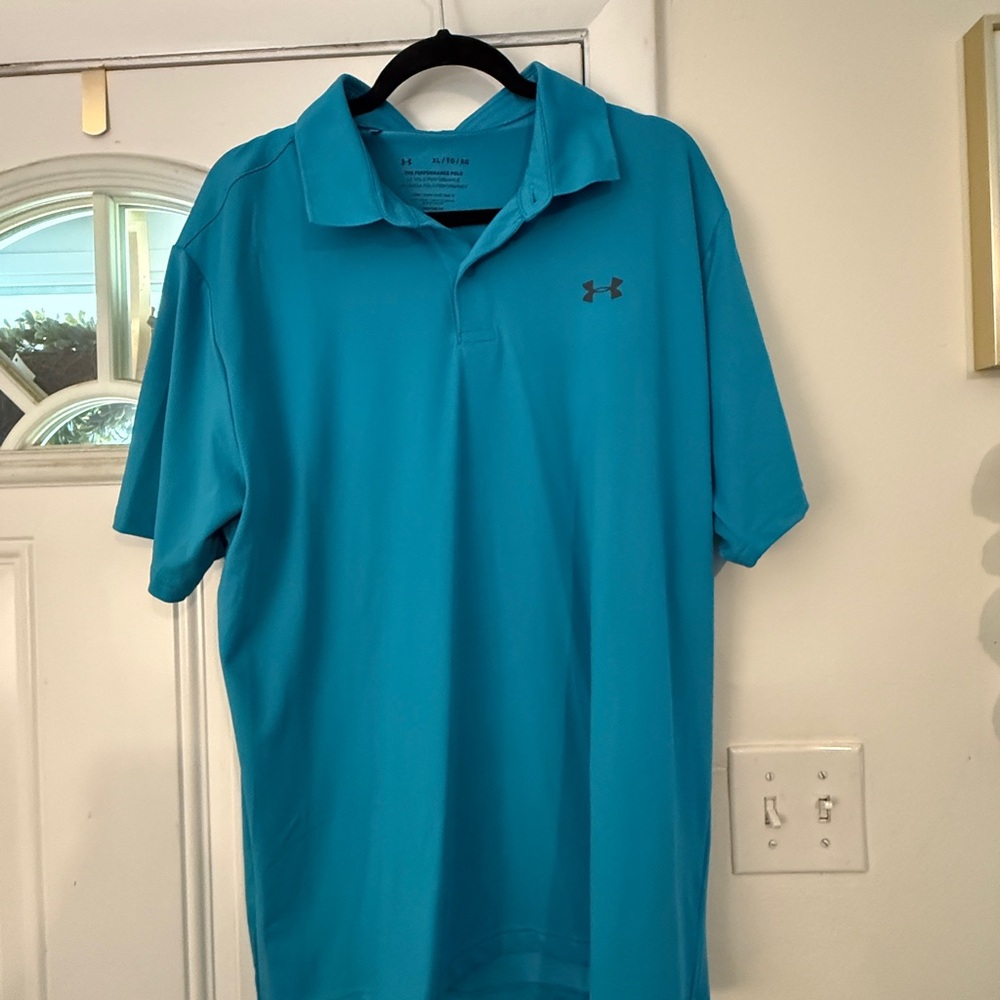 Under Armour Men's Teal Polo Shirt